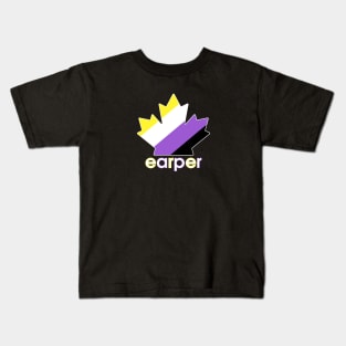 Non-Binary Earper Pride Maple Leaf - Wynonna Earp Kids T-Shirt